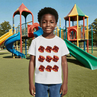 One Side Printed in US-Kids Crew neck T-shirts