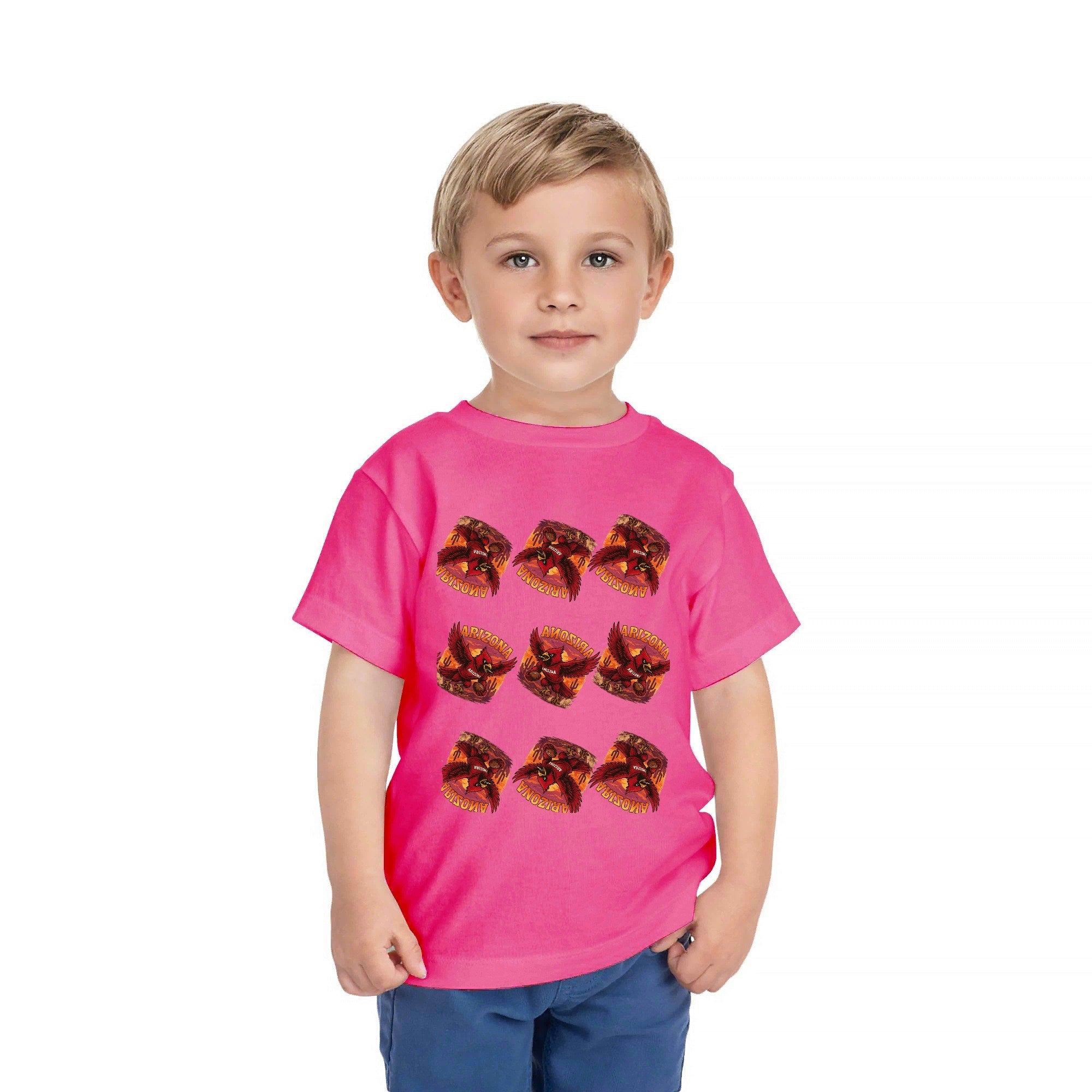 One Side Printed in US-Kids Crew neck T-shirts