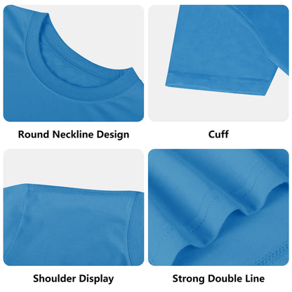 One Side Printed in US-Woman Crew neck T-shirts