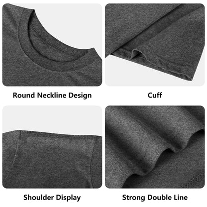 One Side Printing -Unisex Crew Neck Short Sleeve T Shirt