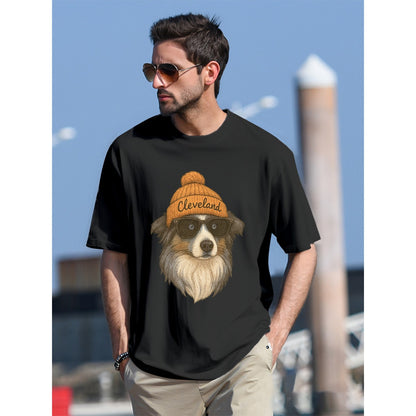 Men's T-Shirt  For The USA|180GSM Front DTF