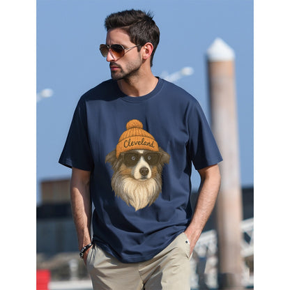 Men's T-Shirt  For The USA|180GSM Front DTF